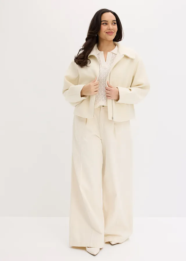 Pull ajouré, Couleur: écru