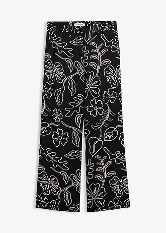 Pantaloni Marlene, culoare: negru