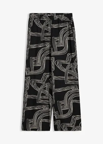 Pantaloni marlene din material cu viscoză