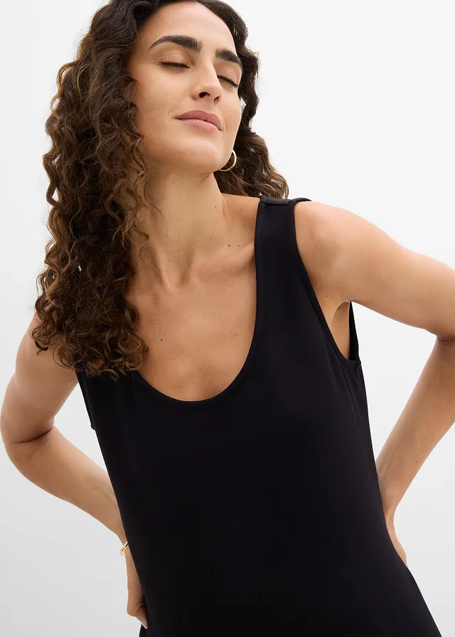 Robe en jersey fluide • noir • product-page.page-title-suffix