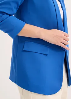 Blazer met plooitjes • arctisch blauw • bonprix online shop