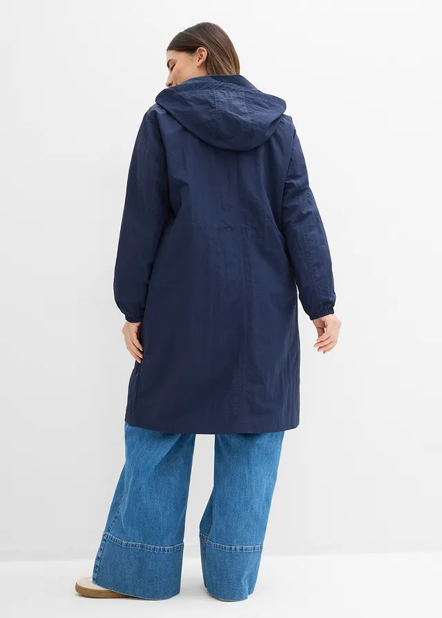 Parka légère et déperlante, Couleur: bleu foncé