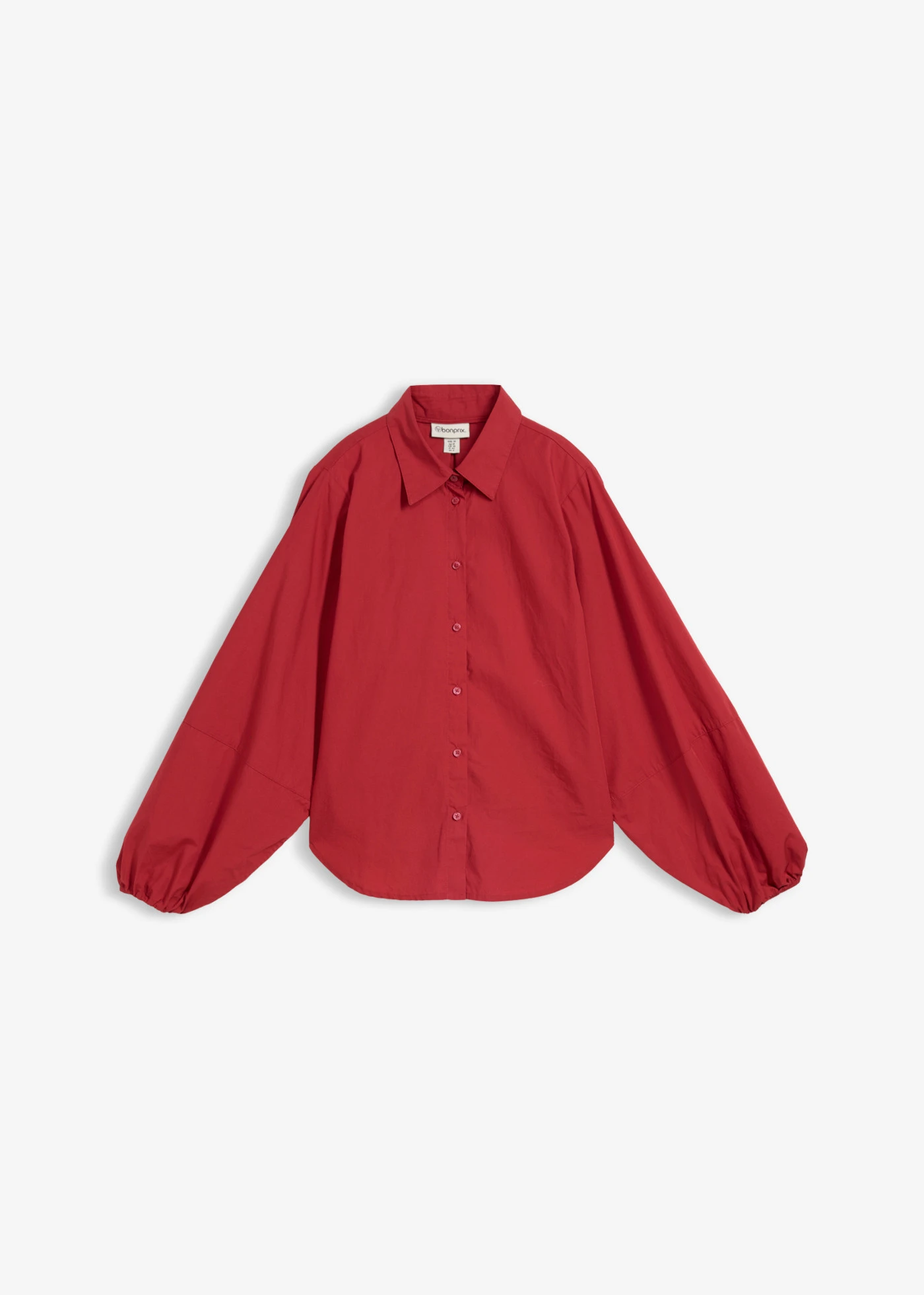 Blúzka z bio bavlny • čerešňovo červená • obchod bonprix