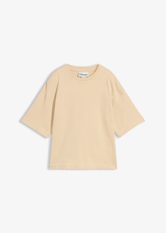 Boxy shirt van zwaar biologisch katoen