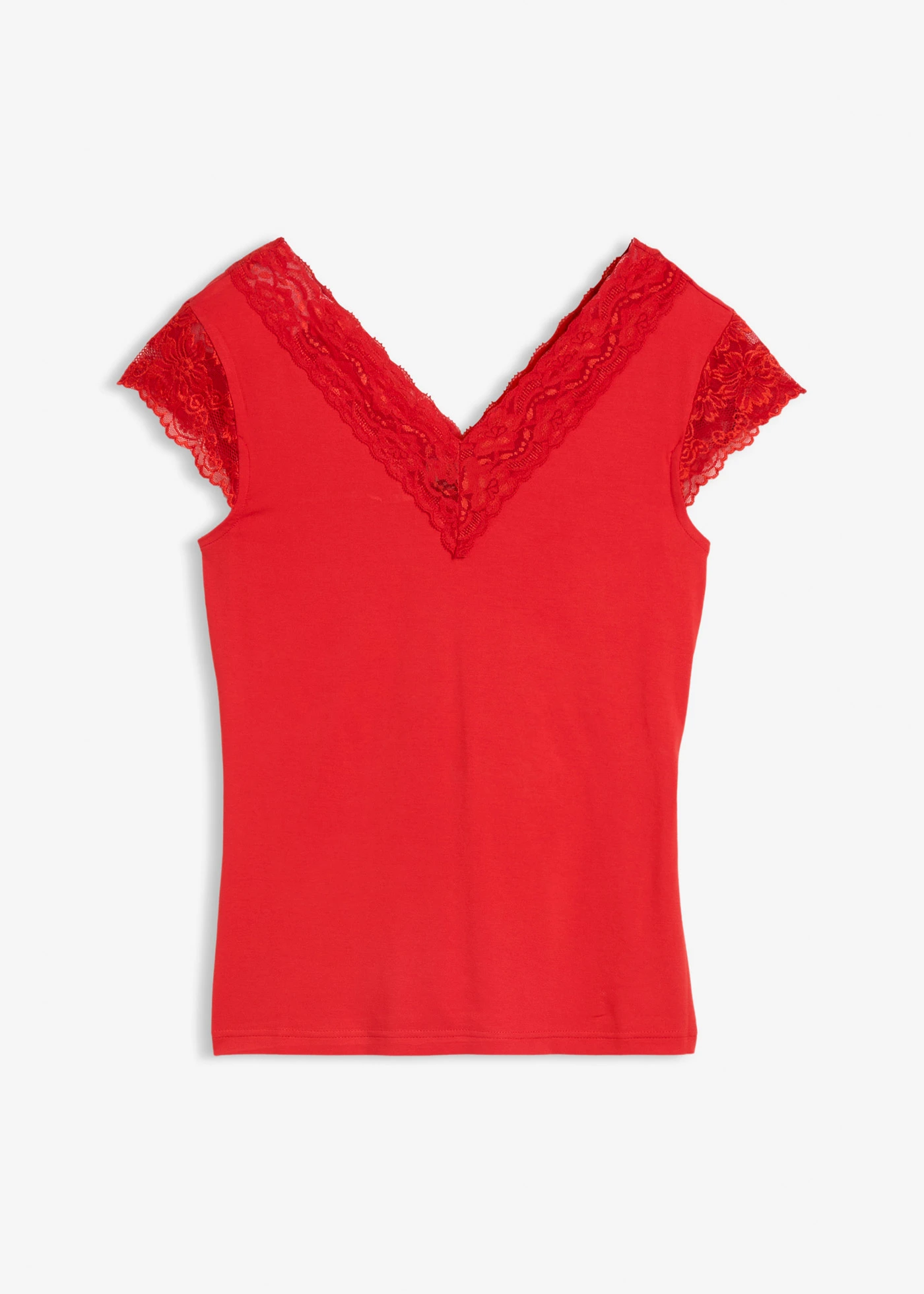 Bluză din amestec moale cu viscoză • roșu-căpșună • magazin bonprix