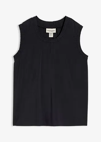 Blousetop van een viscosemix • zwart • bonprix online shop