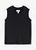 Top sans manches en viscose mélangée, Couleur: noir