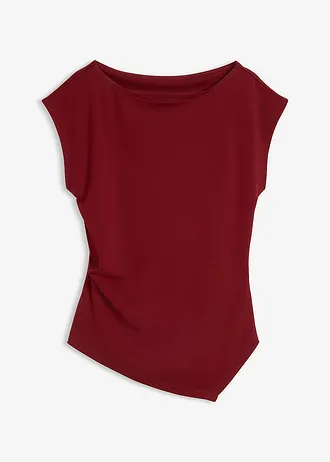 Asymmetrische top van Punto di Roma • robijnrood • bonprix online shop