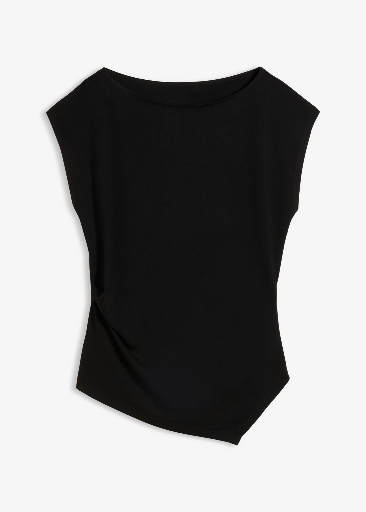 Asymmetrische top van Punto di Roma • zwart • bonprix online shop