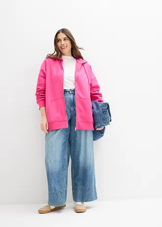 Sweatvest met capuchon, Kleur: pinklady