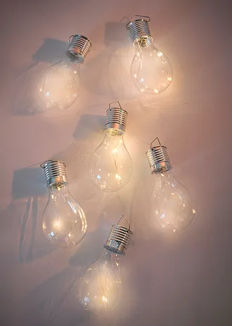 Decoratieve solarlamp (set van 6) • ongeverfd • bonprix online shop