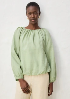 Tunique en ramie • vert pâle • Boutique bonprix