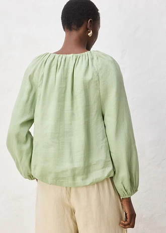 Tunika rami anyagból • halványzöld • bonprix áruház