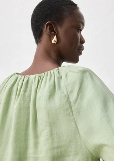 Tuniek van ramie • grijsgroen • bonprix online shop