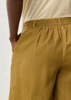 Culotte nadrág tiszta lenvászonból • natúrzöld • bonprix áruház