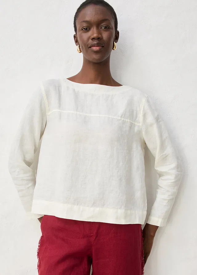 Tunique 100% lin, Couleur: écru
