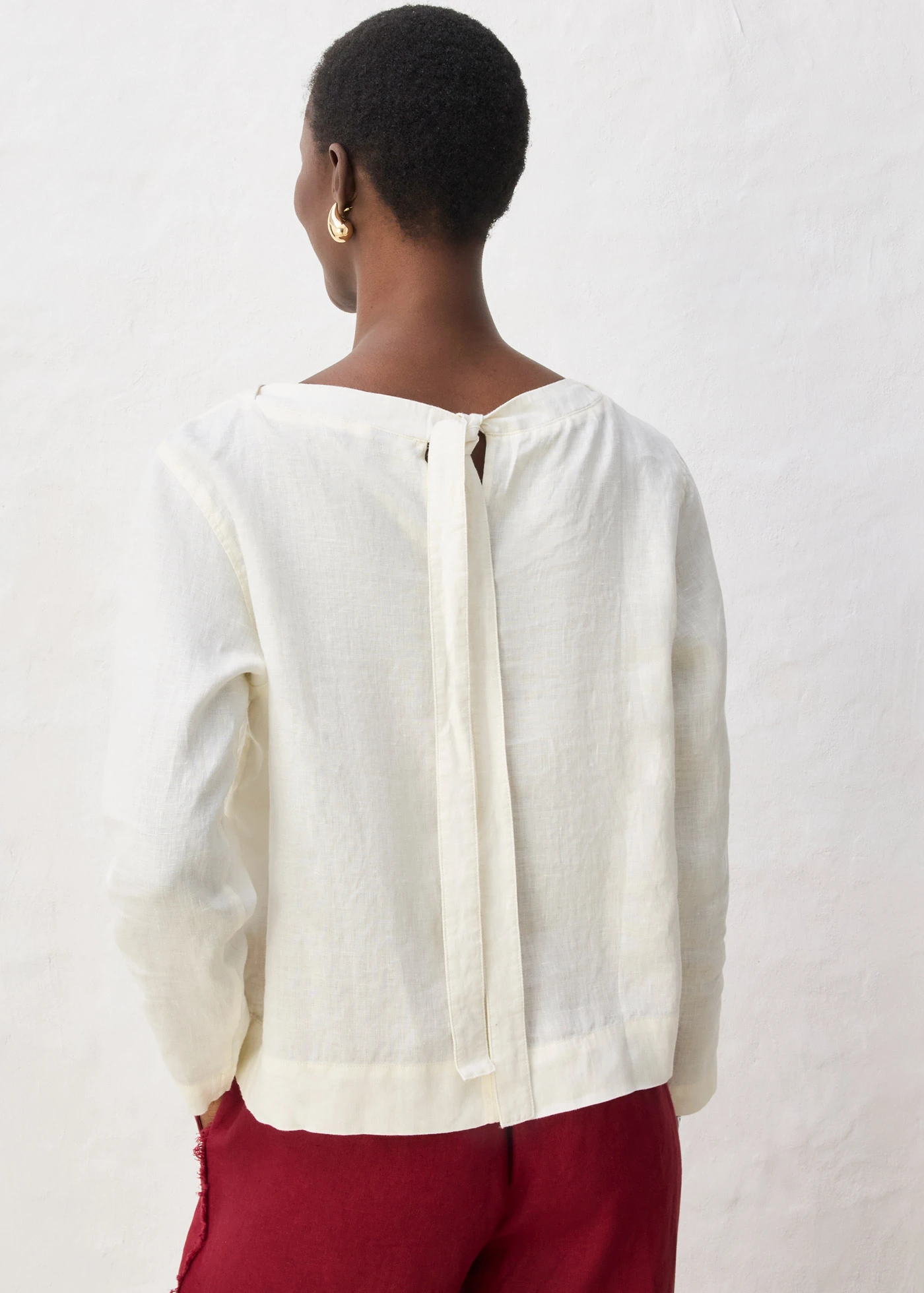 Tunique 100% lin • ecru • Boutique bonprix