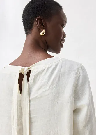 Tuniek van puur linnen • wolwit • bonprix online shop