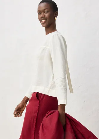 Tunique 100% lin • ecru • Boutique bonprix