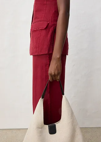 Veste de costume sans manches 100% lin • rouge rubis • Boutique bonprix