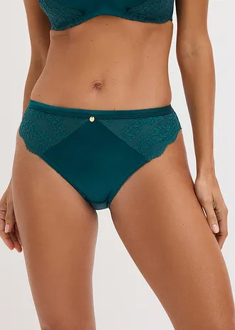 Chilot cu aspect lucios • verde-piper • magazin bonprix