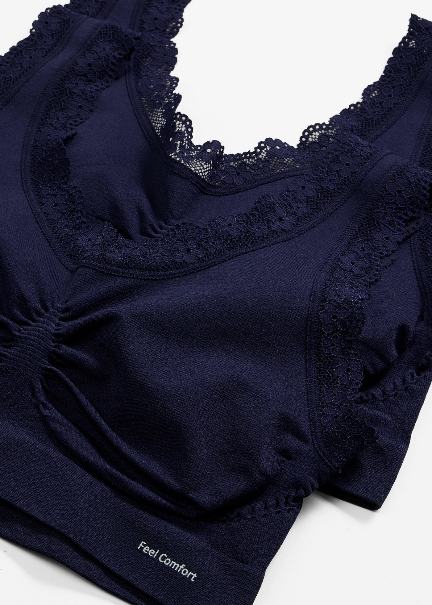 Podprsenka (2 ks) Feel Comfort Seamless • 2x námornícka modrá • obchod bonprix