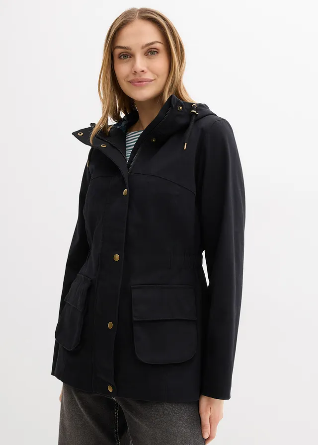 Veste déperlante avec doublure à carreaux