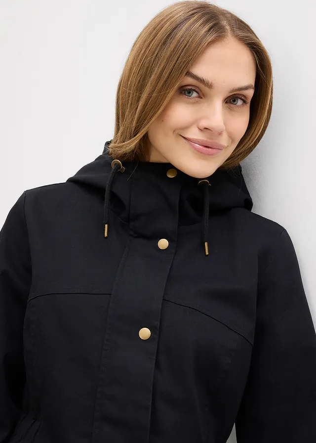 Veste déperlante avec doublure à carreaux • noir • product-page.page-title-suffix