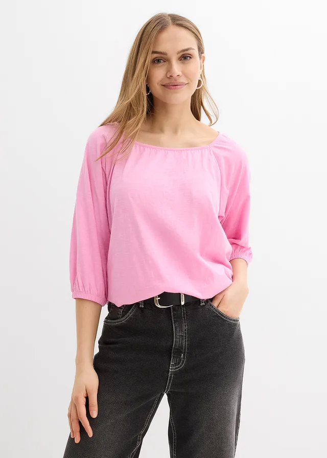Blouse en jersey 100% coton • rose • product-page.page-title-suffix