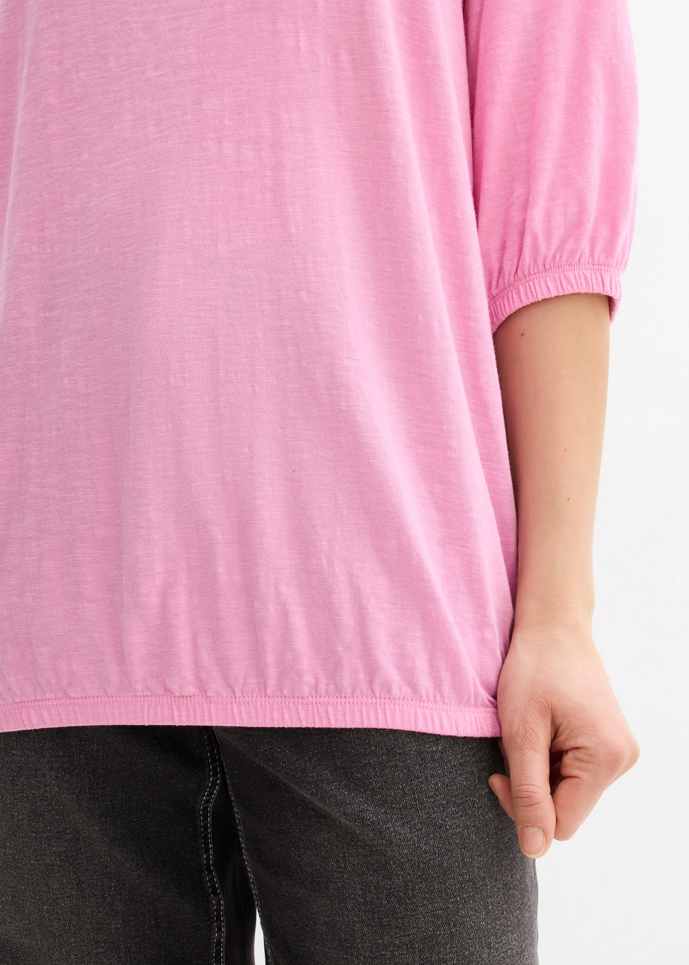 Shirtblouse van biologisch katoen • roze • bonprix online shop