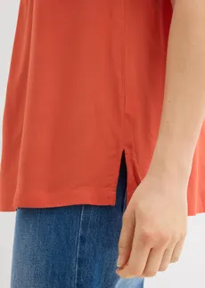 Hosszú tunika fenntartható viszkózból • fahéjpiros • bonprix áruház