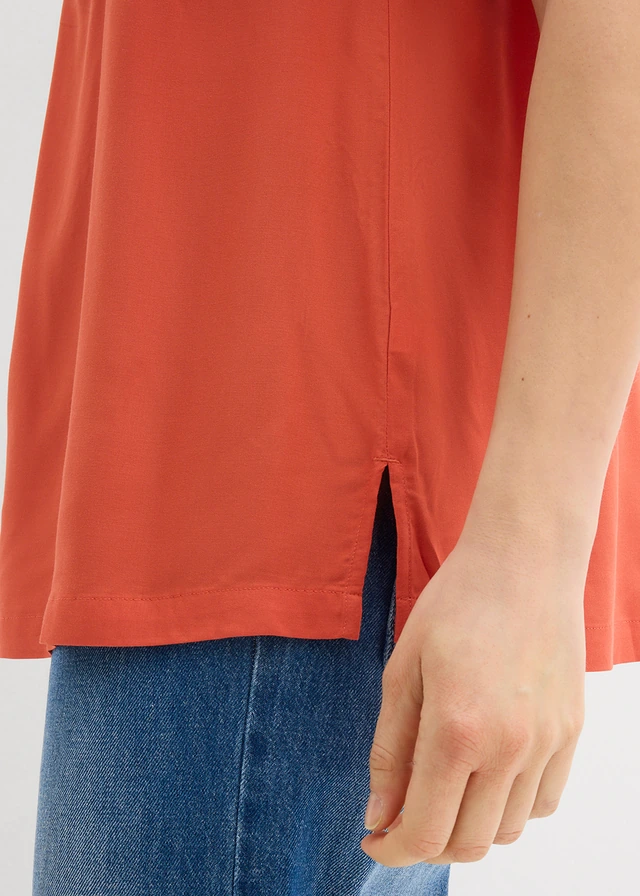 Tunique longue 100% viscose • rouge cannelle • product-page.page-title-suffix