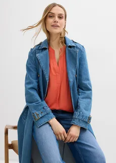 Tunică lungă din viscoză 100% • roșu-scorțișoară • magazin bonprix