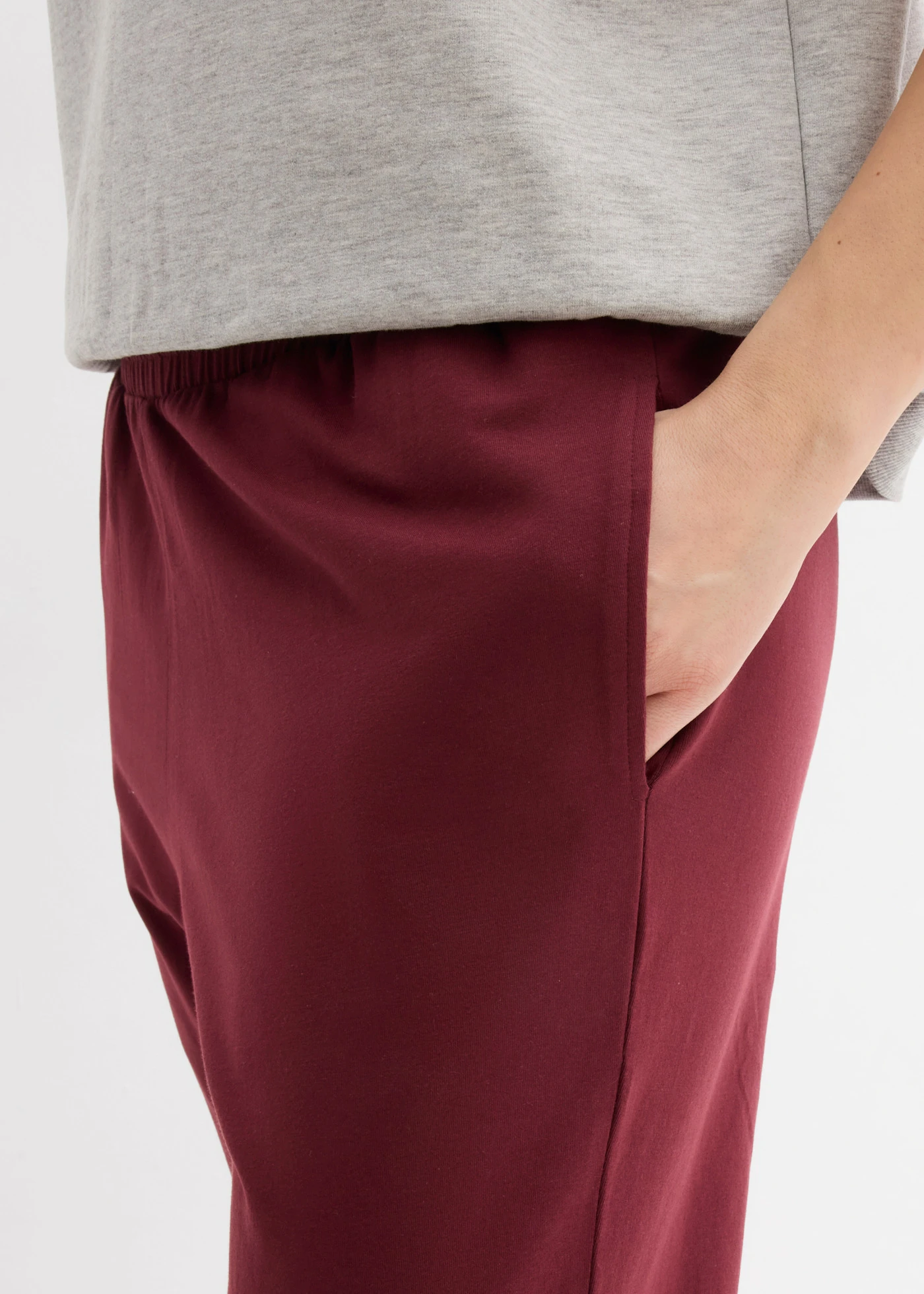 Pantalon en jersey coton • rouge érable • Boutique bonprix