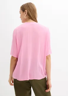 Tunique en viscose effet froissé • rose floral • Boutique bonprix