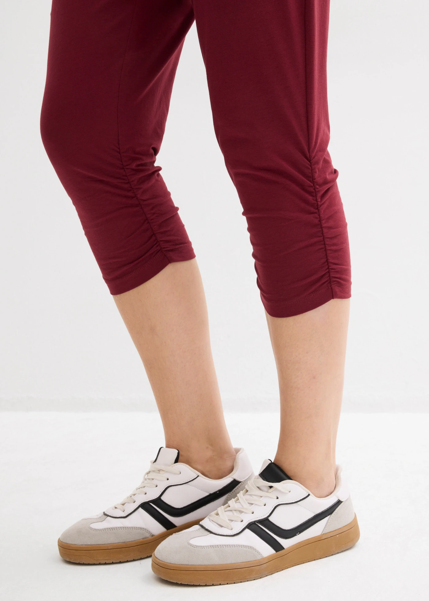 Jersey broek van een katoenmix • esdoornrood • bonprix online shop