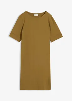 Shirtjurk van een elastische katoen-mix, Kleur: natuurgroen