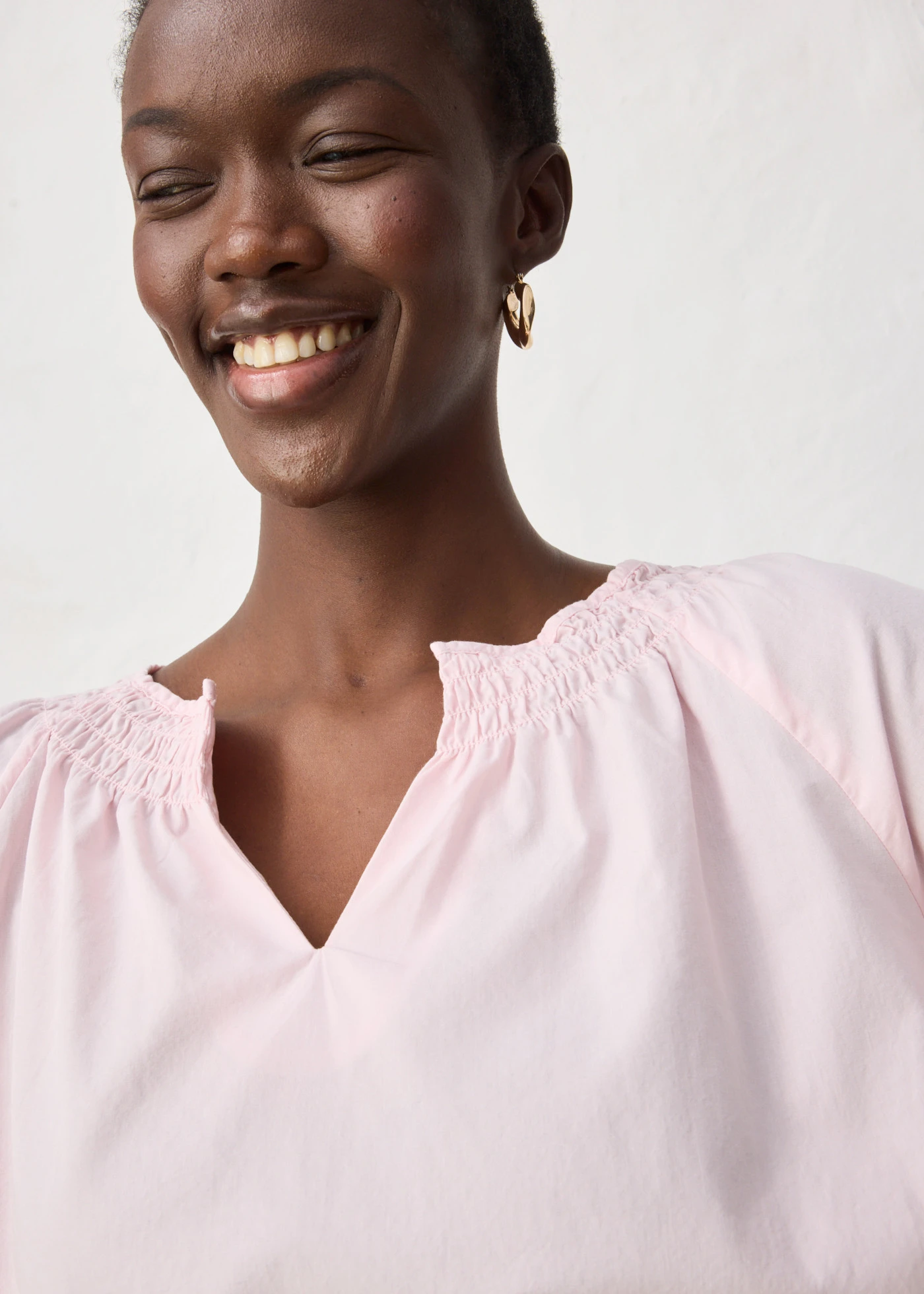 Tuniek met zijde • lichtroze • bonprix online shop