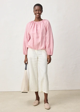 Tuniek van ramie • asroze • bonprix online shop