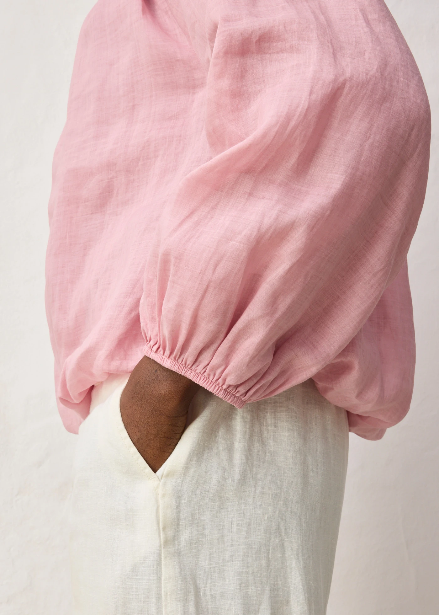 Tuniek van ramie • asroze • bonprix online shop