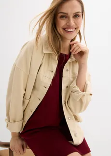 Robe en jersey éponge • rouge rubis • Boutique bonprix