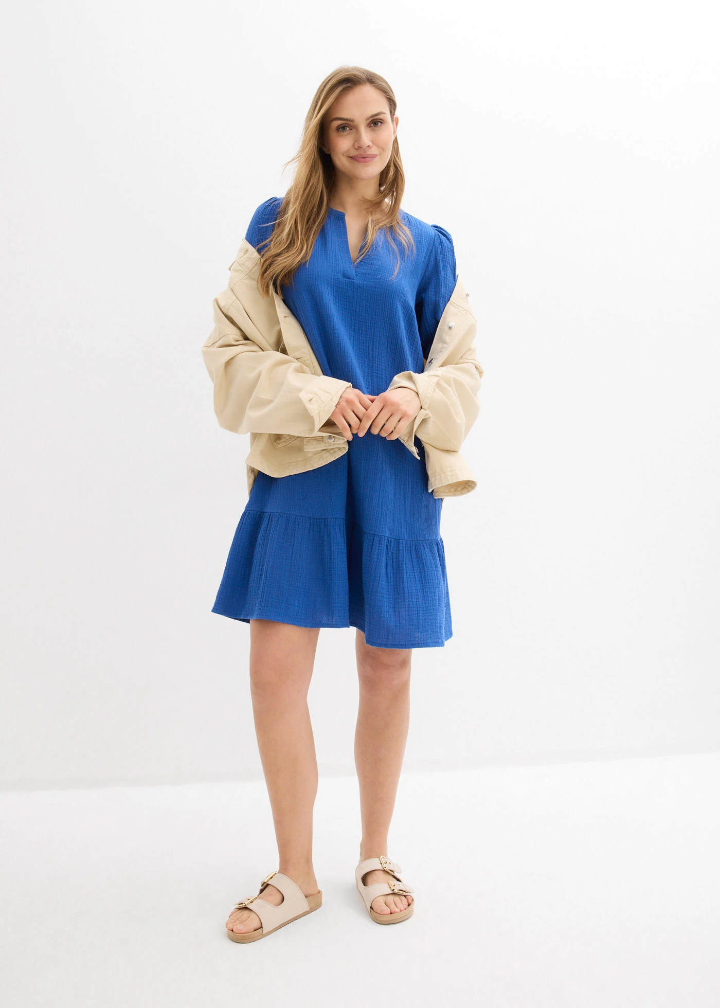 Muszlin ruha • sarkvidéki kék • bonprix áruház