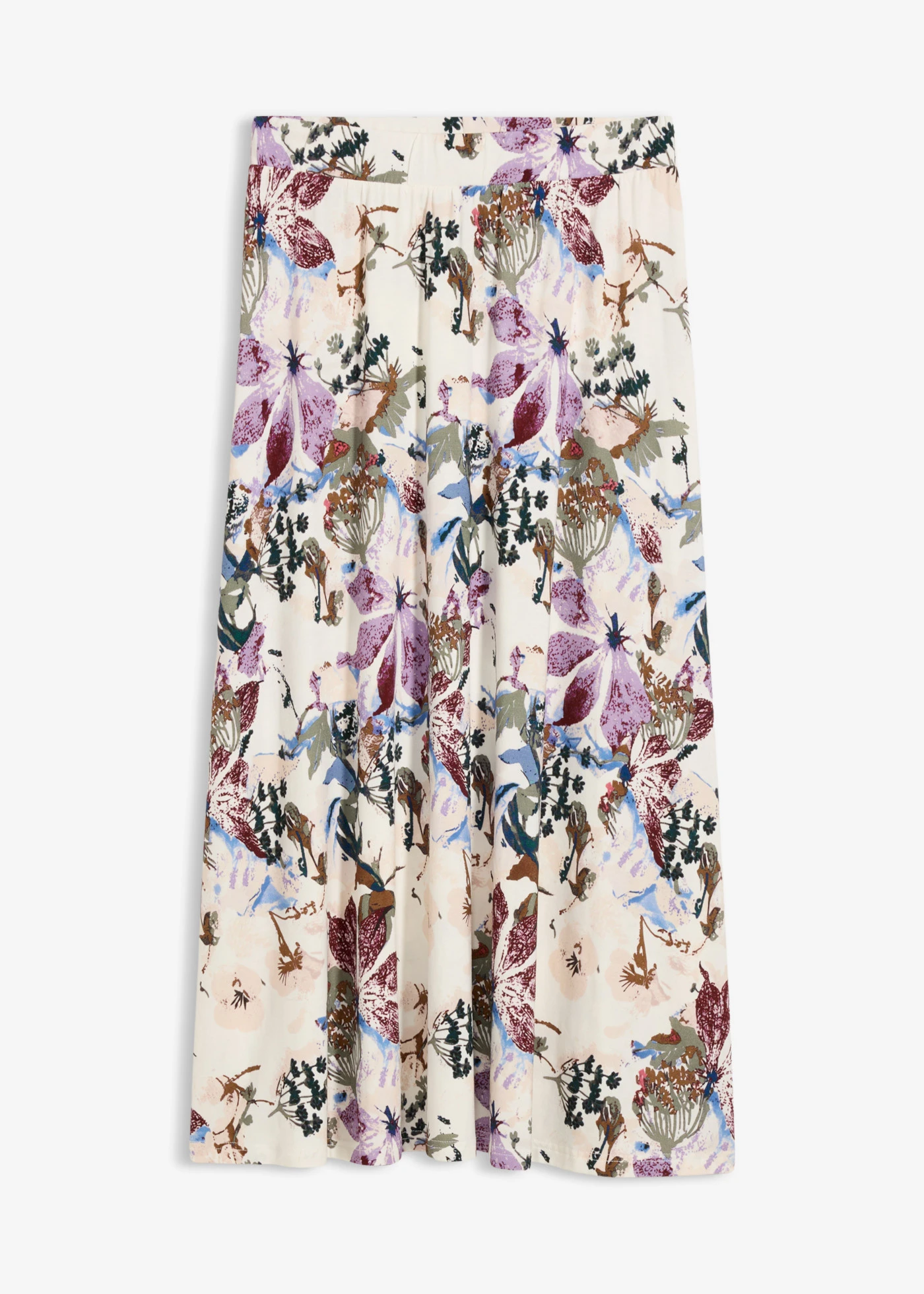 Jupe en viscose fluide • écru floral • Boutique bonprix
