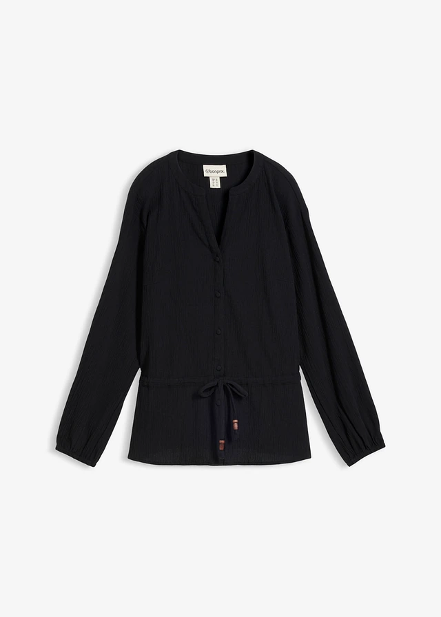 Blouse à effet froissé