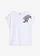 T-shirt oversize 100% coton, Couleur: blanc + noir