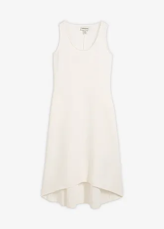 Rochie din jerse din mix fluid cu viscoză • ecru • magazin bonprix