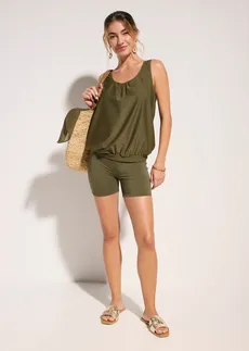 Haut de tankini oversize, coupe ballon • olive foncé • Boutique bonprix