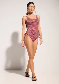 Costum de baie cu șireturi de legare • roşu-salsa • magazin bonprix