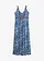 Robe longue avec applications, Couleur: bleu arctique paisley