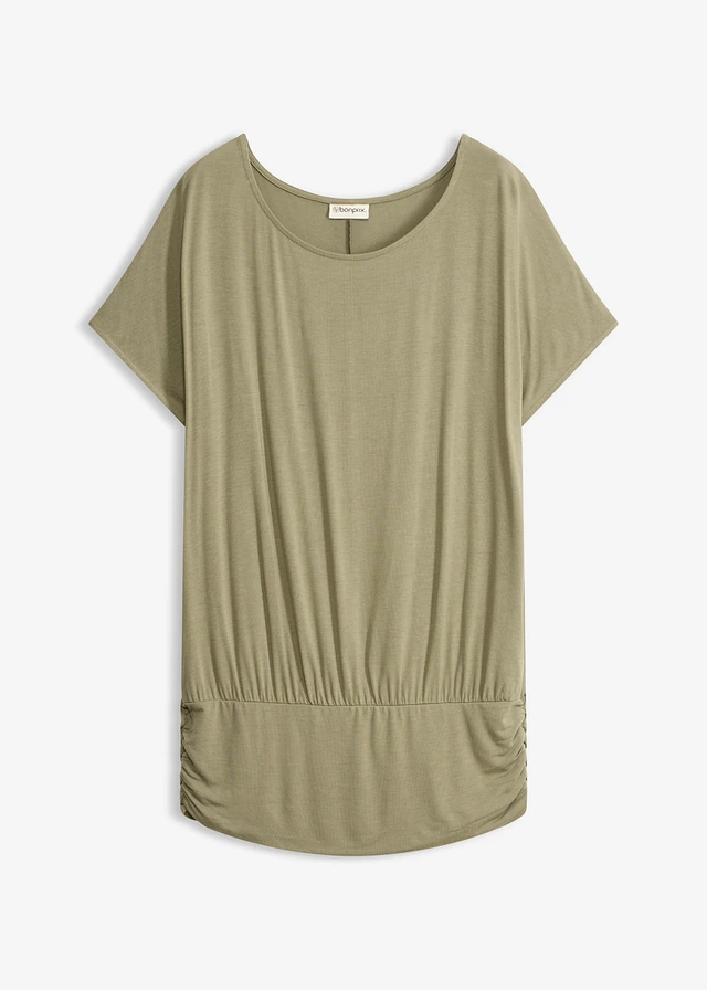 Shirt in een zachte viscosemix